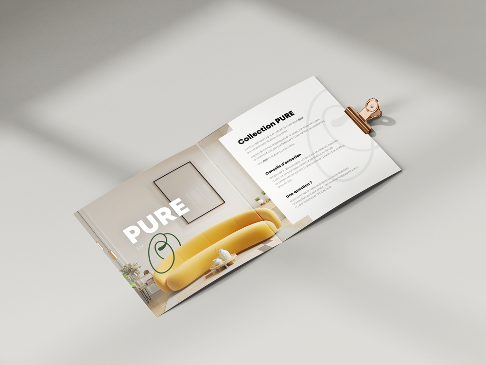 Plaquette papier de Pure, collection d'opuntia tapisserie d'ameublement