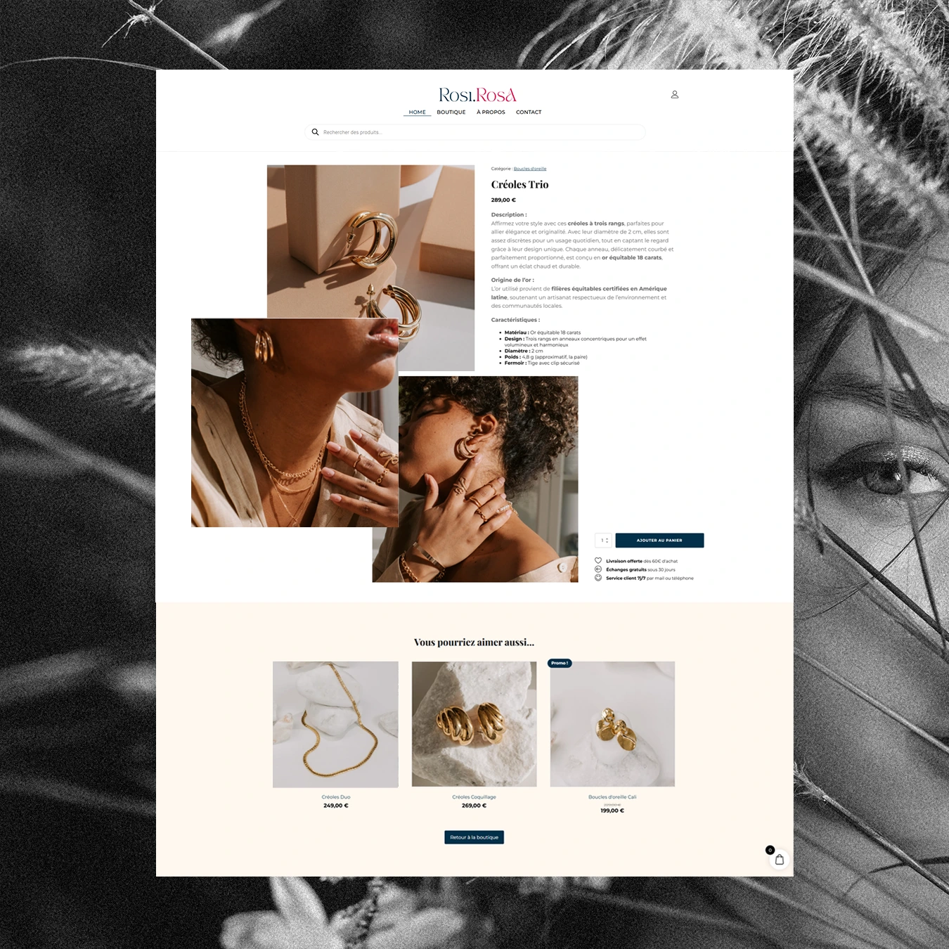 Artisane bijoutiere Vannes site web marchand